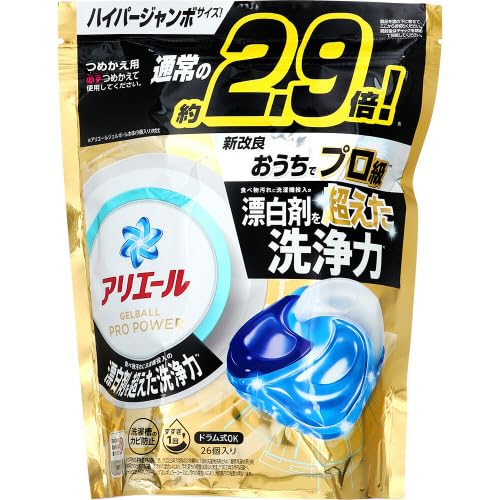 アリエールジェルボールプロ パワー つめかえハイパージャンボサイズ 容量26コ P&G