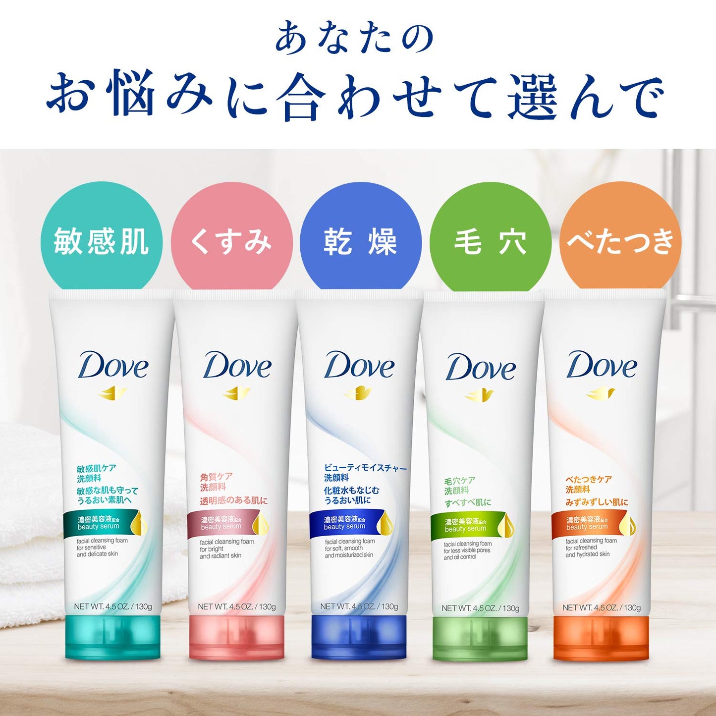 ダヴビューティーモイスチャー洗顔料 容量130G ユニリーバ 洗顔・クレンジング