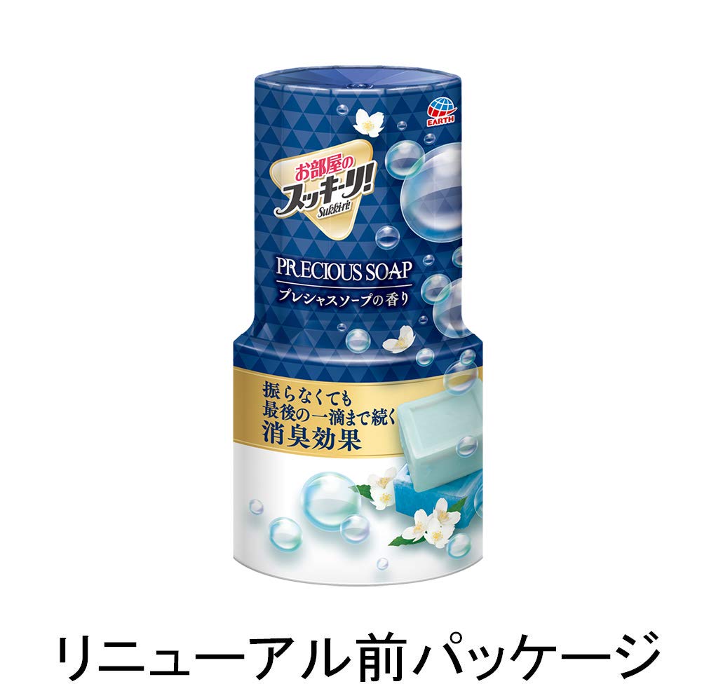 お部屋のスッキーリ!プレシャスソープの香り 容量400ML アース製薬 芳香剤・部屋用