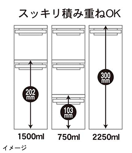 HAUS(ハウス)ドライキャニスター 容量1500ML 小久保工業所 保存容器