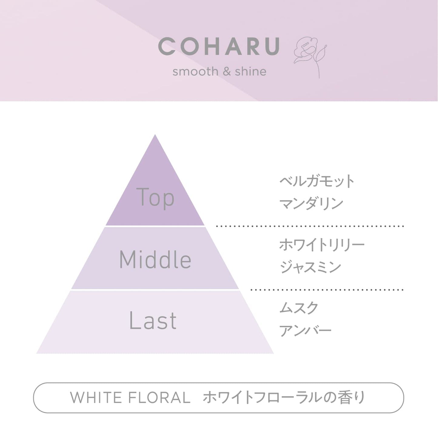 COHARU スタイリングオイル <スムース&シャイン> 容量60ML 柳屋本店 スタイリング