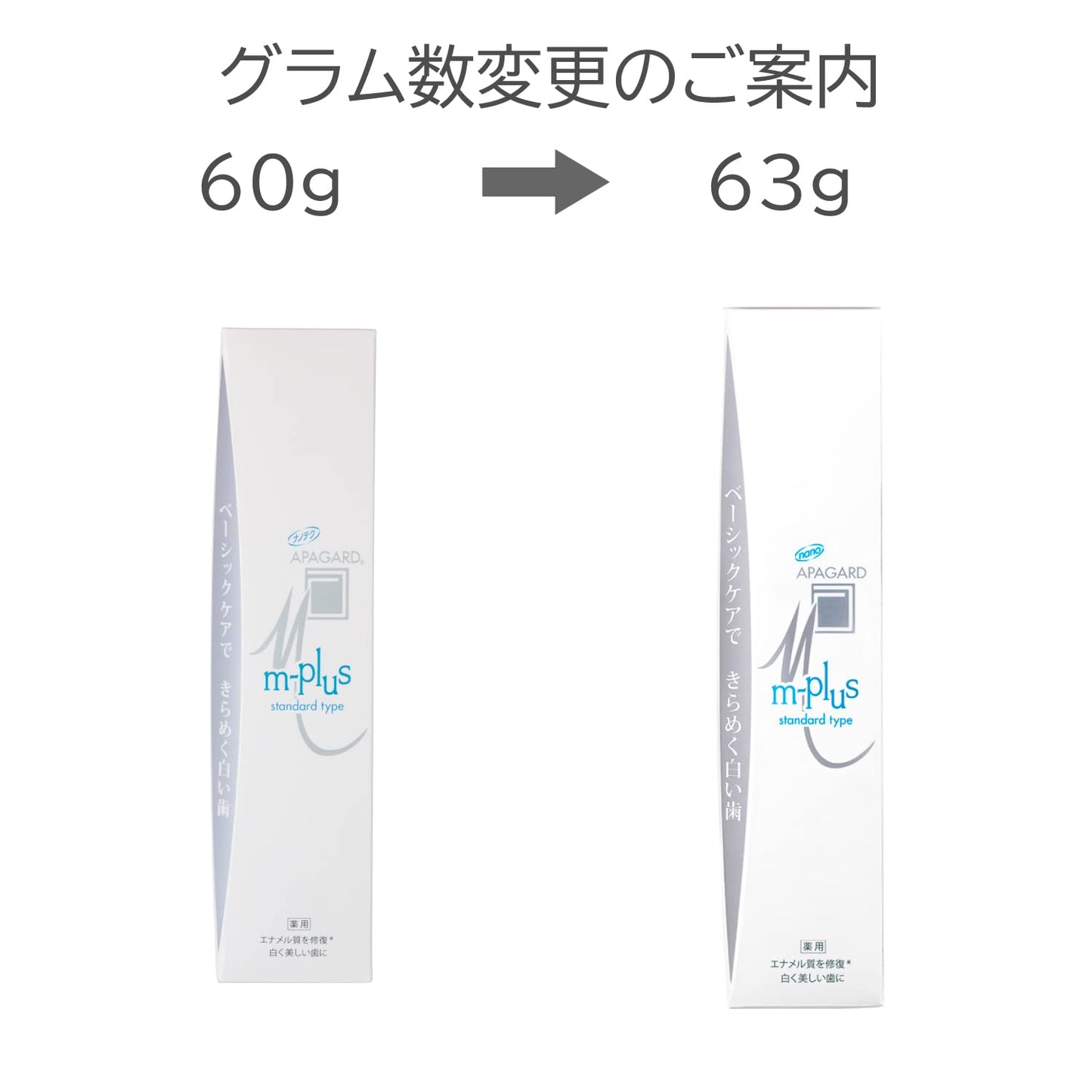 アパガードMプラス63g 容量63G サンギ 歯磨き