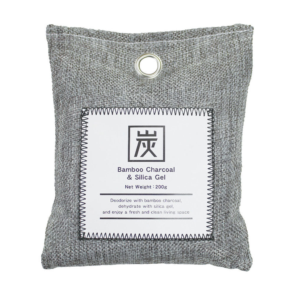 竹炭 除湿消臭バッグ 約200g - MONOW 公式ショップ