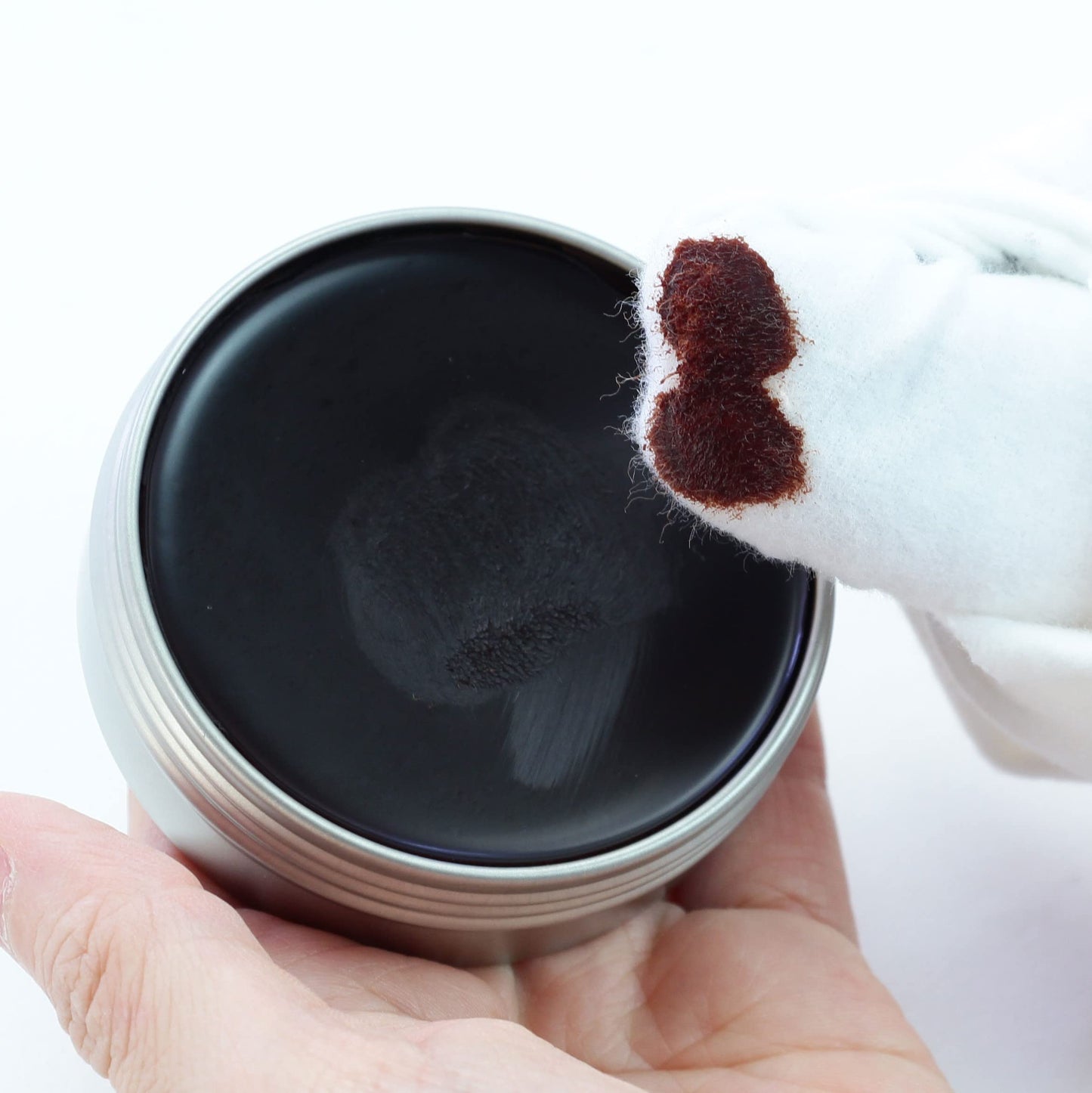 コロンブスベーシック缶 濃茶 容量40G コロンブス シューケア