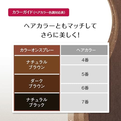 サロンドプロカラーオンスプレーダークブラウン 容量82G ダリヤ ヘアカラー・白髪用