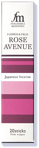 【まとめ買い】フレグランスメモリーズ ローズアベニュー スティック20本入 容量0.5×6点セット 日本香堂 お香