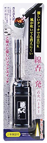 【まとめ買い】TK-SF3線香一発着火バーナー 容量1本×24点セット 高森コーキ ライター・着火剤