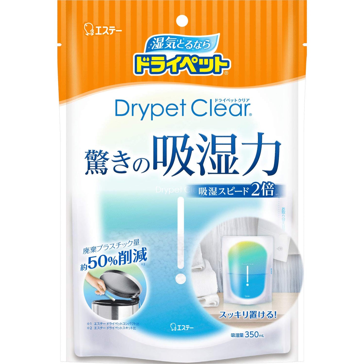 【まとめ買い】ドライペット クリア 容量350ML×12点セット エステー 除湿剤