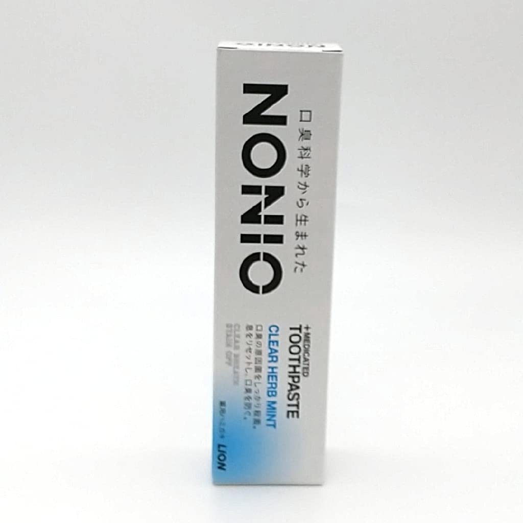 【まとめ買い】NONIOハミガキ クリアハーブミント 30g 容量30G×10点セット ライオン 歯磨き