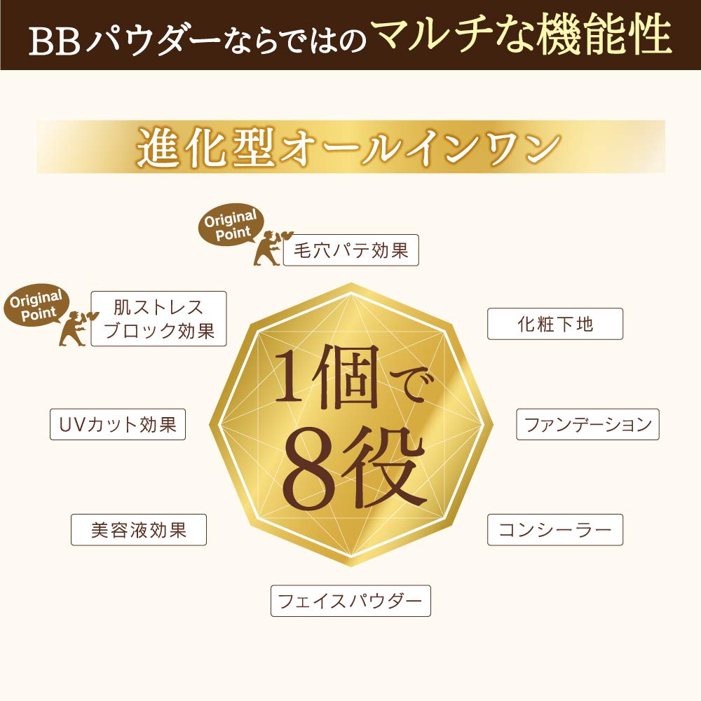 【まとめ買い】サナ 毛穴パテ職人 ミネラルBBパウダー EM 容量1個×3点セット 常盤薬品 メイク