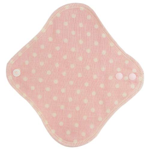 【まとめ買い】fuwako(フワコ) 幸せの布ナプキン ライナー Wガーゼ水玉ピンク 容量1枚×24点セット ちのしお社 生理用品