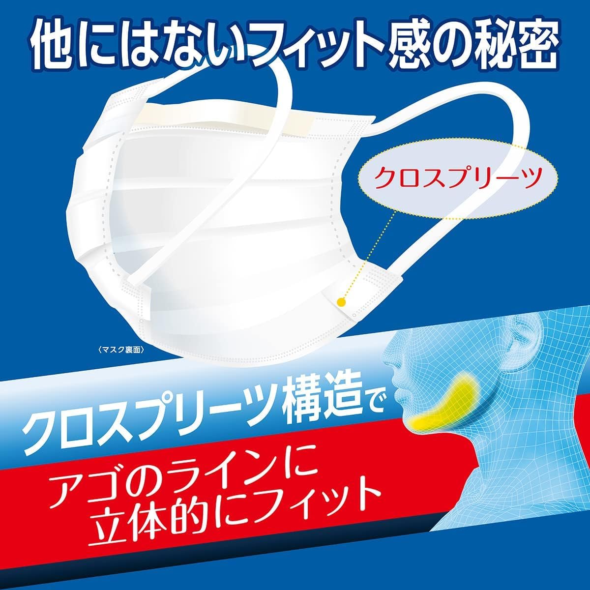 【まとめ買い】快適ガードプロ プリーツタイプ こども用5枚入 容量5マイ×8点セット 白元アース マスク
