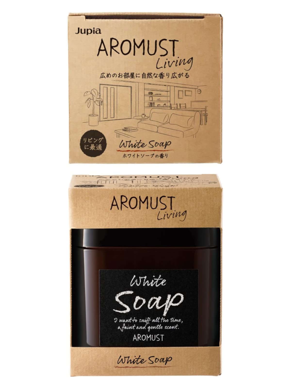 【まとめ買い】アロマストリビング ホワイトソープ 容量265G×10点セット 晴香堂 芳香剤・部屋用