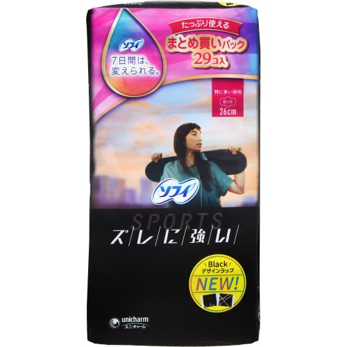 【まとめ買い】ソフィSPORTS260羽つき29枚 容量29マイ×24点セット ユニ・チャーム(ユニチャーム) 生理用品