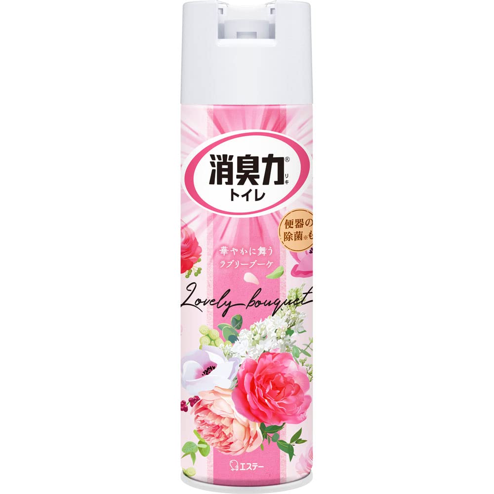 【まとめ買い】トイレの消臭力スプレー ラブリーブーケ 365ML 容量365ML×24点セット エステー 芳香剤・トイレ用
