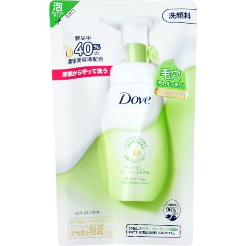 【まとめ買い】ダウ゛ ディープピュア クリーミー泡洗顔料 つめかえ用 125ml容量125ML×24点セット洗顔・クレンジング