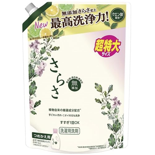 【まとめ買い】さらさ洗剤ジェル つめかえ超特大サイズ 容量1010G×8点セット P&G 衣料用洗剤
