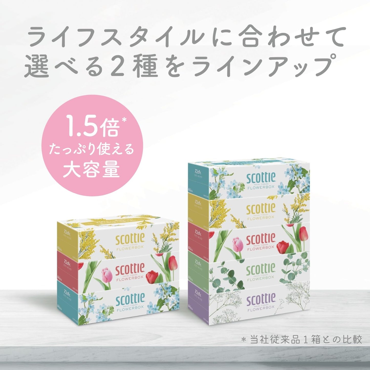 【まとめ買い】SCT ティシュー フラワーボックス 250組 5箱パック 容量250クミ×12点セット日本製紙クレシア ティッシュ