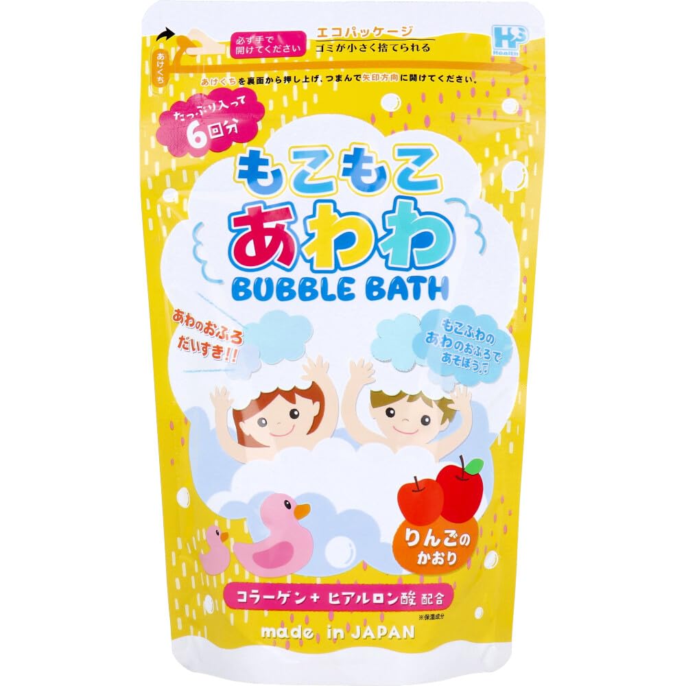 【まとめ買い】もこもこあわわ りんごの香り 240g 容量240G×24点セット ヘルス 入浴剤