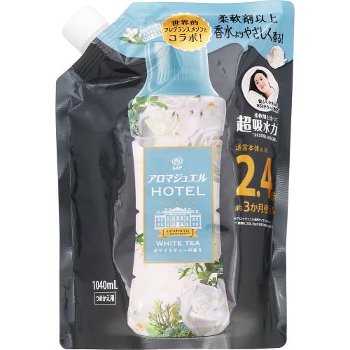 【まとめ買い】レノアアロマジュエル ホワイトティーの香りつめかえ用特大サイズ 容量1040ML×7点セット P&G
