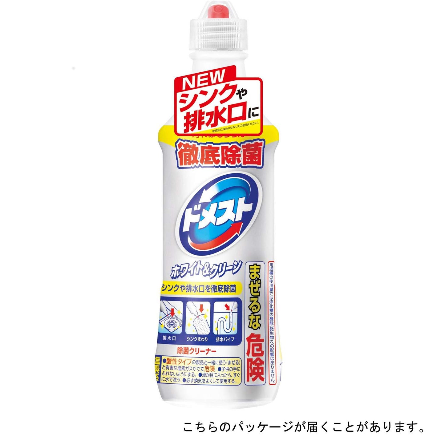 【まとめ買い】ドメスト ホワイト&クリーン 500ML 容量500ML×24点セット ユニリーバ 食器用漂白