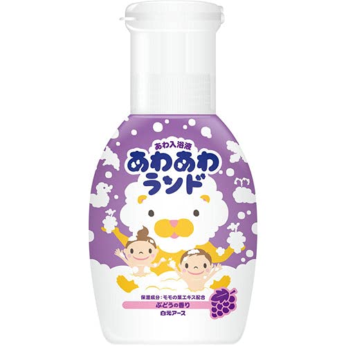 【まとめ買い】あわあわランド ぶどうの香り 容量300ML×20点セット 白元アース 入浴剤