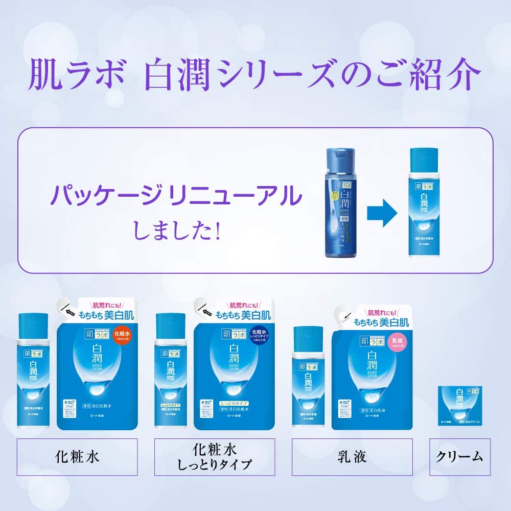 【まとめ買い】肌ラボ 白潤薬用美白化粧水しっとりタイプ つめかえ用 容量170ML×24点セット ロート製薬 化粧水・ローション