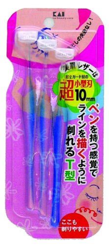【まとめ買い】プチアイブローレザーT3本入 容量3本×10点セット 貝印 女性用カミソリ
