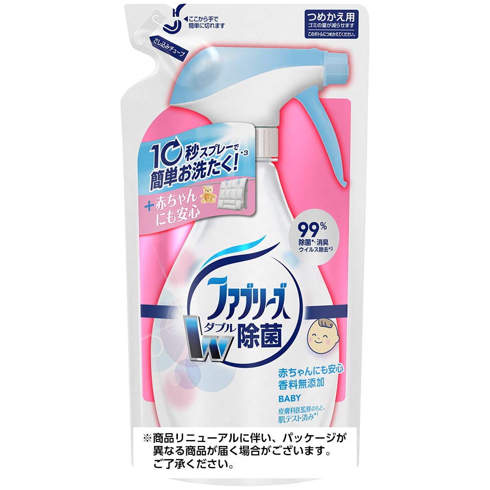 【まとめ買い】ファブリーズ 香料無添加 つめかえ用 容量320ML×24点セット P&G 芳香剤 - MONOW 公式ショップ