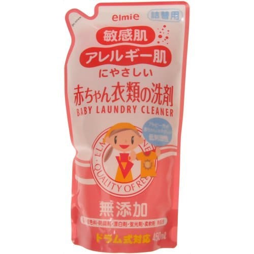 【まとめ買い】エルミー敏感肌・アレルギー肌赤ちゃん衣類洗剤詰替450ML 容量450ML×24点セット コーセー 衣料用洗剤・自然派