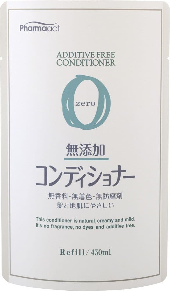 【まとめ買い】ファーマアクト 無添加コンディショナー 詰替用 容量450ML×24点セット 熊野油脂 コンディショナー・リンス