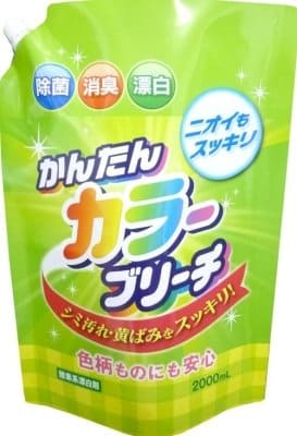 【まとめ買い】かんたんカラーブリーチ 詰替用 大容量 容量2000ML×6点セット ロケット石鹸 漂白剤
