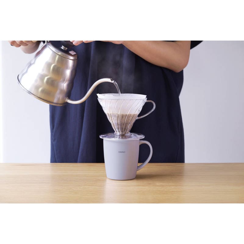 ハリオ フタ付き保温マグ300mL SMF-300-B ブラック