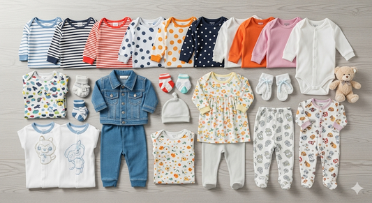 もう迷わない！赤ちゃんの服選びの基本と失敗しないサイズ・素材のコツ