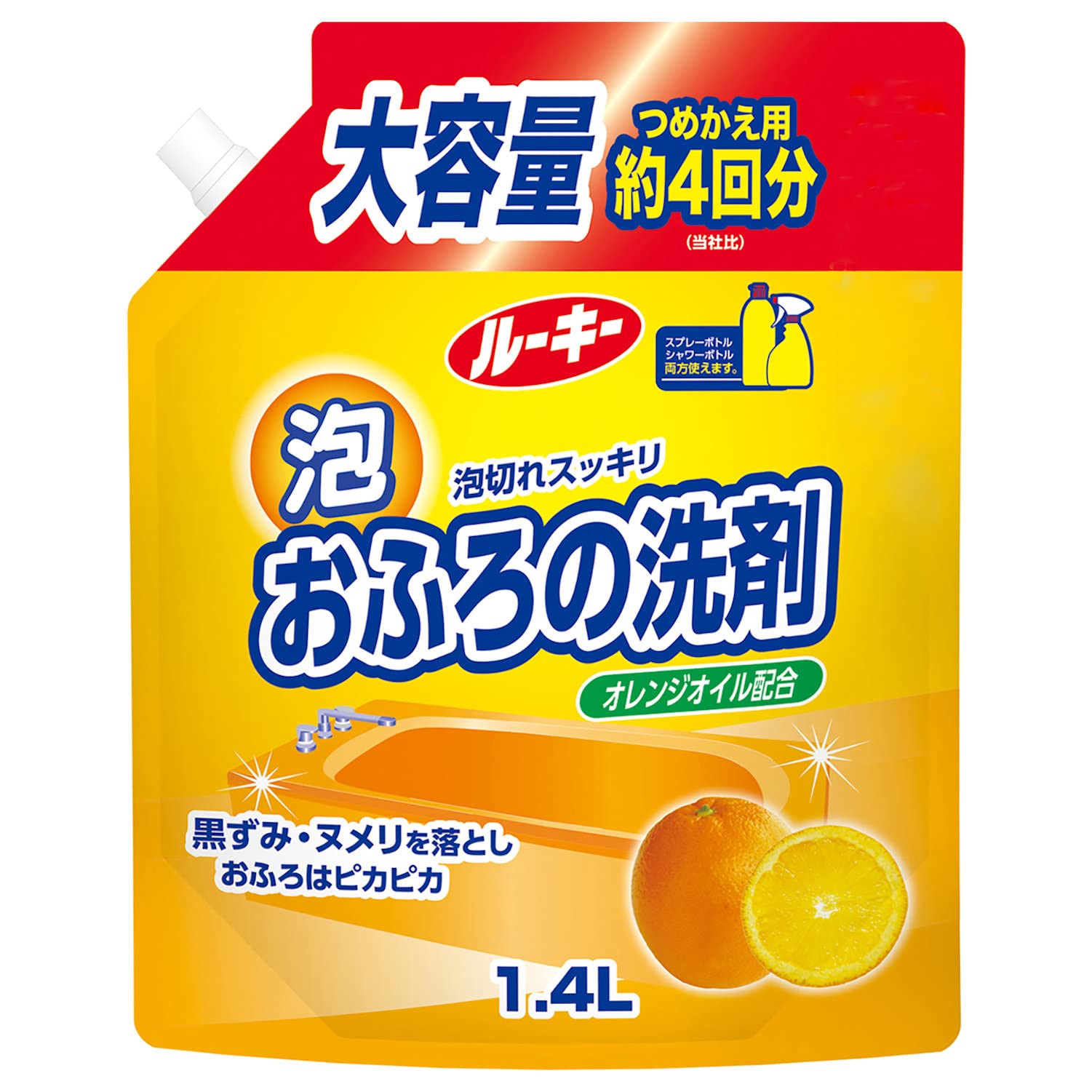 ルーキーおふろ洗剤詰替特大１４００ＭＬ 容量1400ML 第一石鹸 住居洗剤・お風呂用