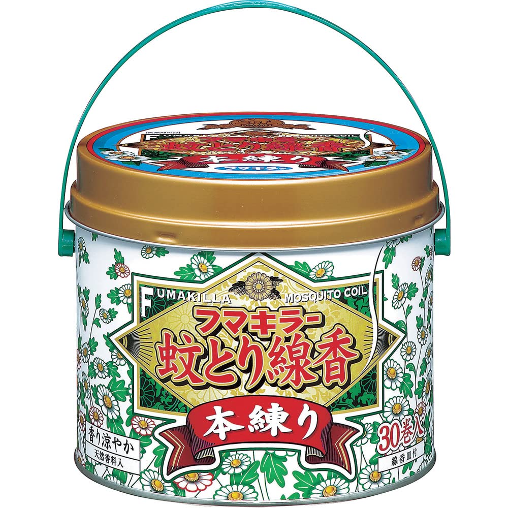 フマキラー　蚊とり線香本練り　30巻缶入 容量 フマキラー 殺虫剤・ハエ・蚊