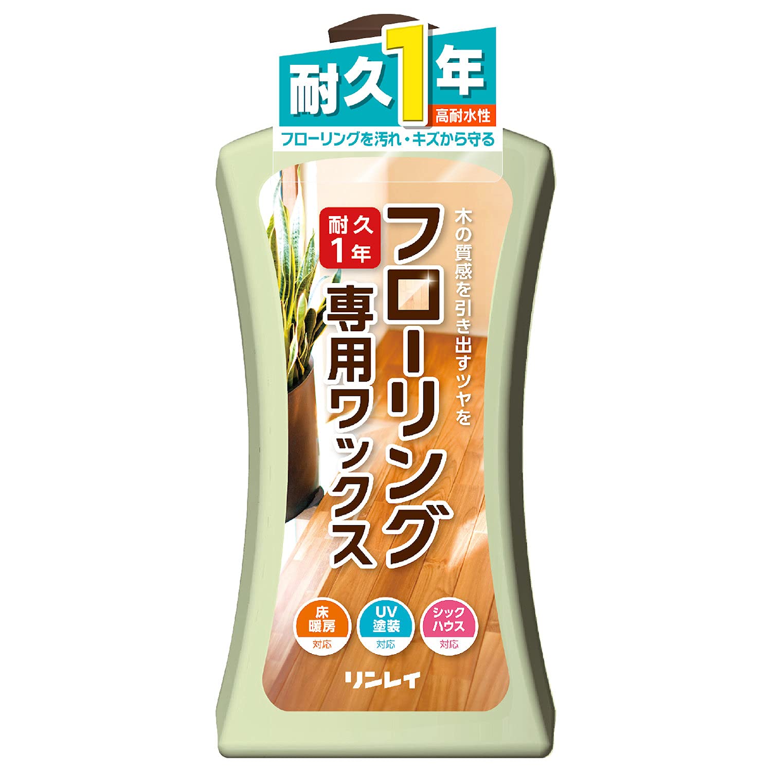 フローリング専用ワックス　１Ｌ 容量1L リンレイ 床用洗剤