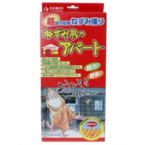 ねずみ男のアパート２枚入り 容量230G カモ井加工紙 殺虫剤・ネズミ