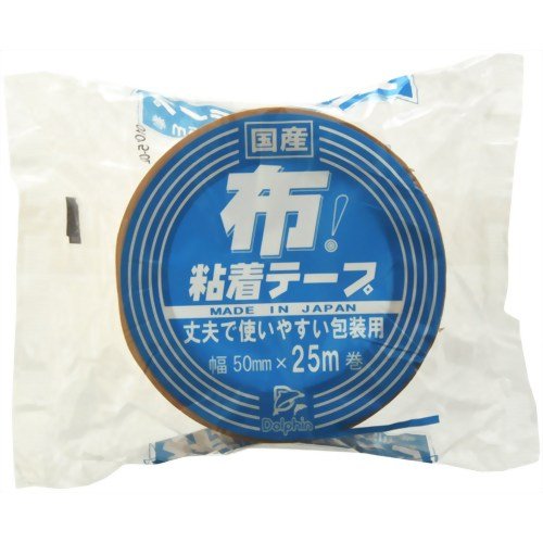 ＤＮ２　布粘着テープ５０ＭＭ×２５Ｍ（国産） 容量25M 包装・梱包