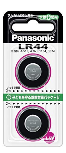 ＬＲ４４／２Ｐ　Ｎアルカリボタン電池 容量 パナソニック 乾電池