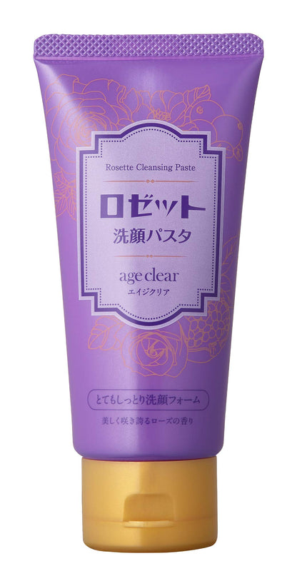 洗顔パスタエイジクリアとてもしっとり洗顔フォーム 容量120G ロゼット 洗顔・クレンジング
