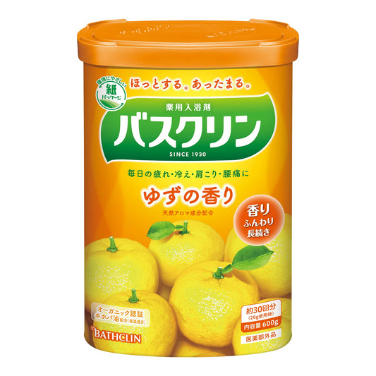 バスクリン　ゆずの香り　６００ｇ 容量600G バスクリン 入浴剤