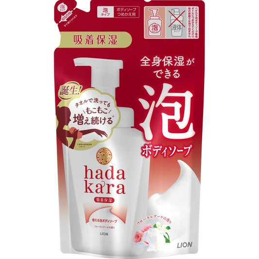 ハダカラボデイソープ　泡で出てくるタイプ　フローラルソープの香り　詰替用 容量440ML ボディソープ
