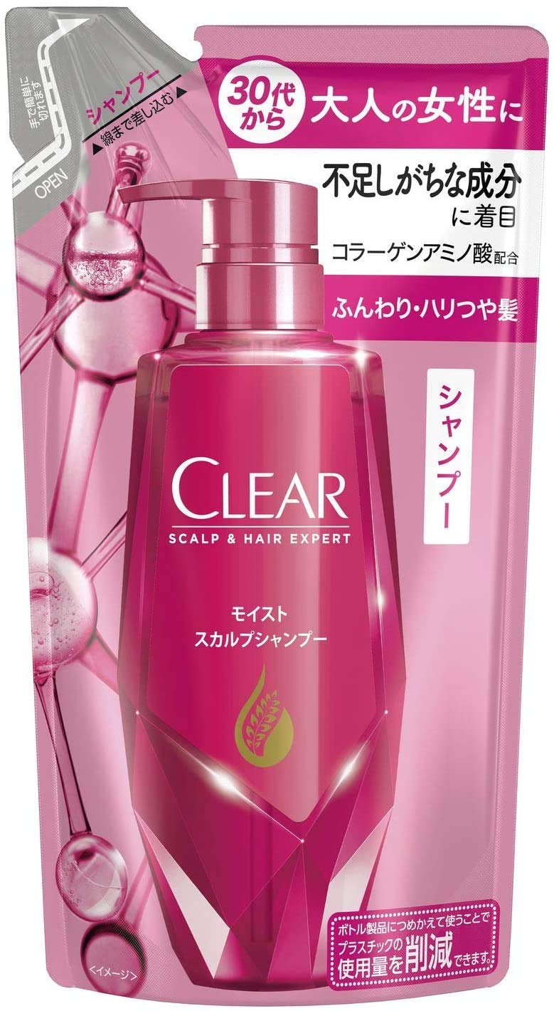 クリア　モイスト　スカルプシャンプー　つめかえ用 容量300G ユニリーバ シャンプー