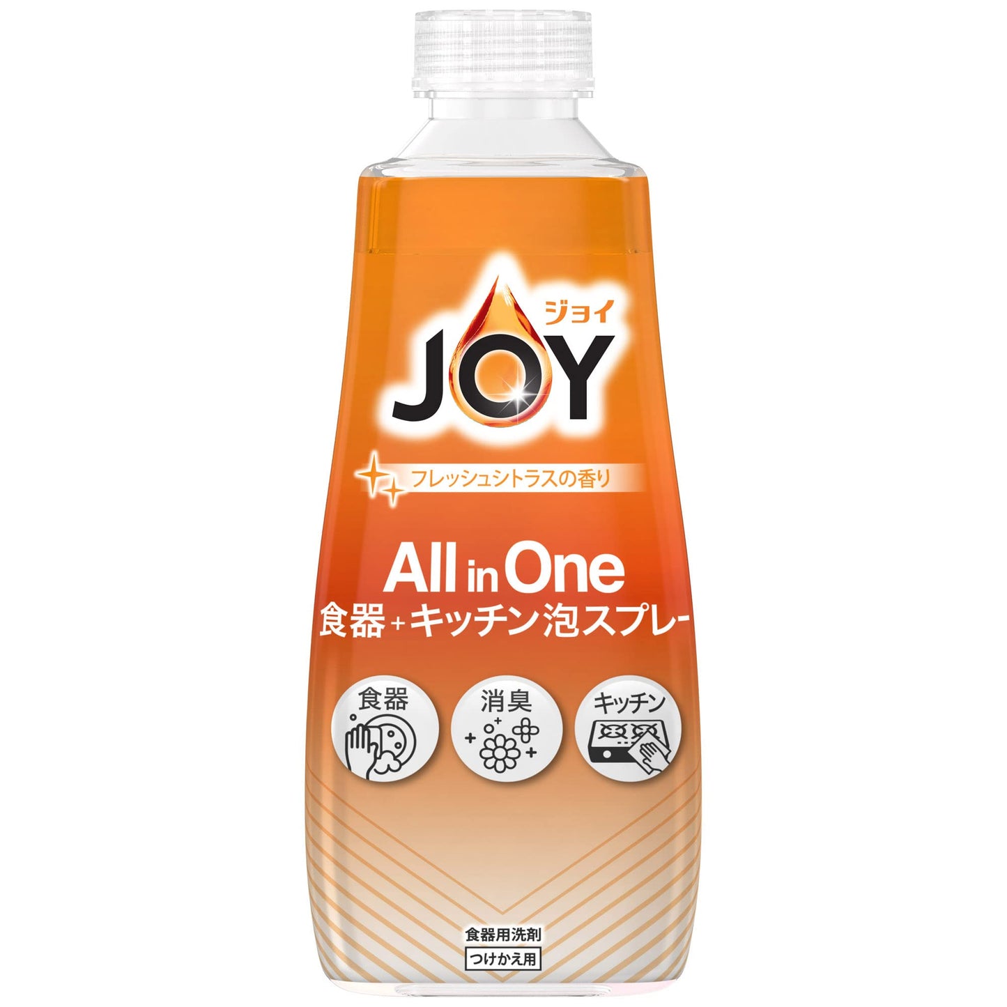 ジョイ　ミラクルクリーン　泡スプレー　フレッシュシトラスの香り　付替え　300ml 容量300ML 食器用洗剤