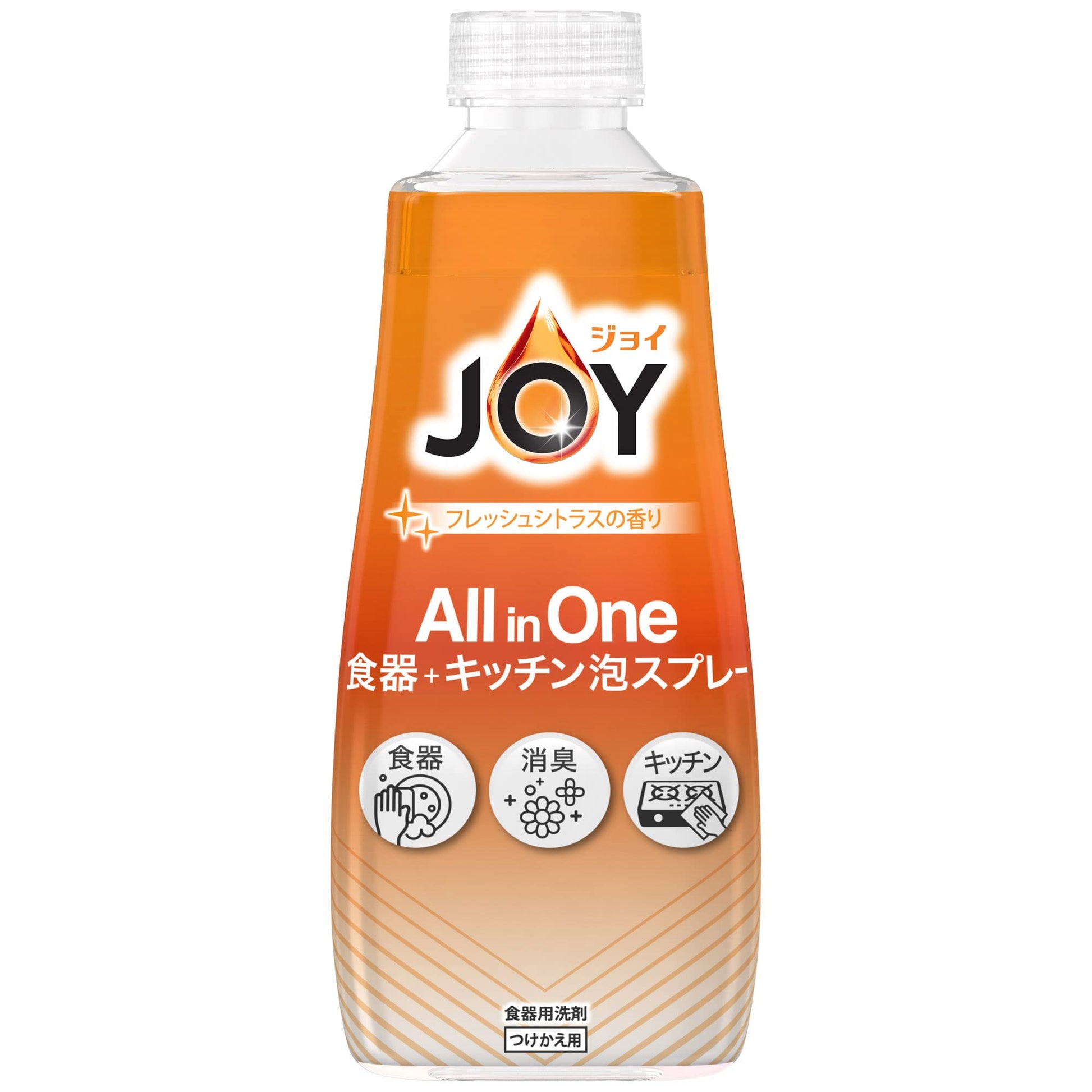 ジョイ　ミラクルクリーン　泡スプレー　フレッシュシトラスの香り　付替え　300ml 容量300ML 食器用洗剤