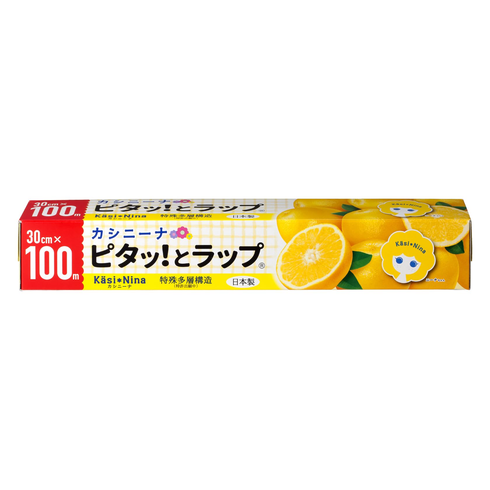 カシニーナ　ピタッとラップ　３０ｃｍ×１００ｍ 容量1ホン オカモト