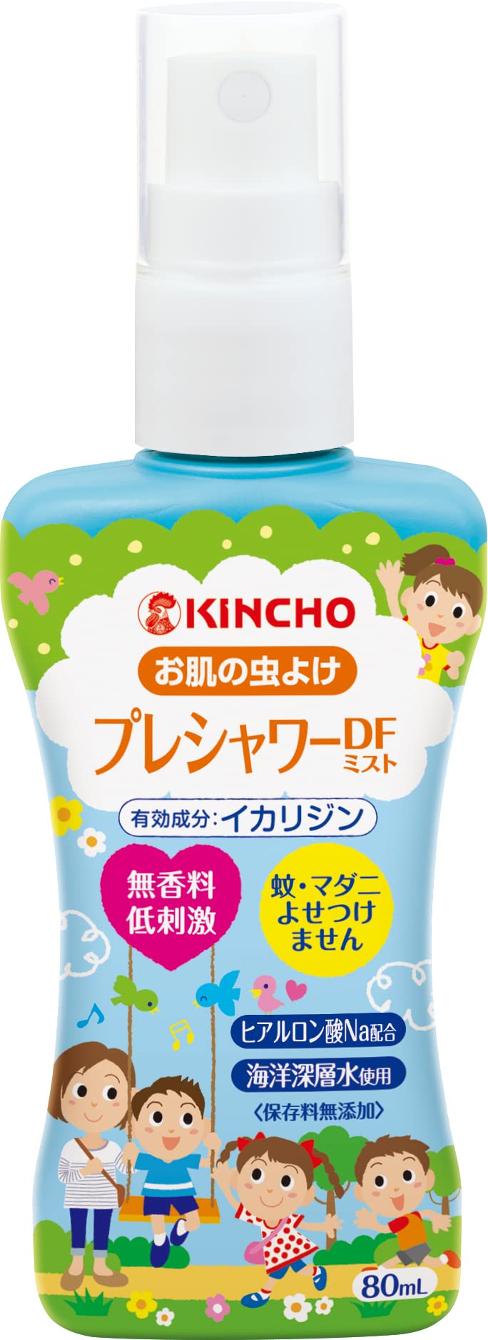 お肌の虫よけプレシャワーDFミスト 無香料80ML 容量80ML 大日本除虫菊（金鳥） 殺虫剤・虫よけ