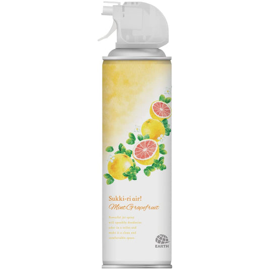 トイレのスッキーリエア！ Sukki－ri air！ ミントグレープフルーツの香り 容量350ML 芳香剤・トイレ用