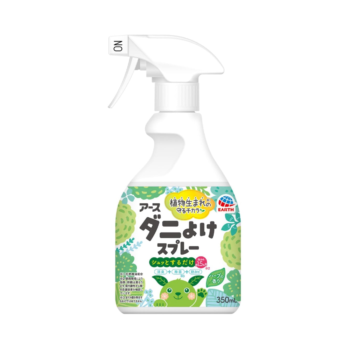 ナチュラス 天然由来成分のダニよけスプレー ボタニカルハーブの香り 350ml 容量350ML 殺虫剤・ダニ